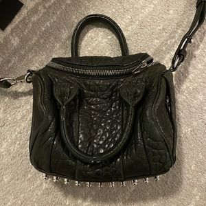 ALEXANDER WANG Pebbled Lambskin Mini Rockie